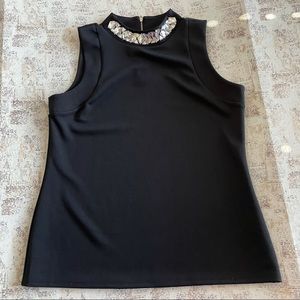 Worthington Black sleeveless blouse